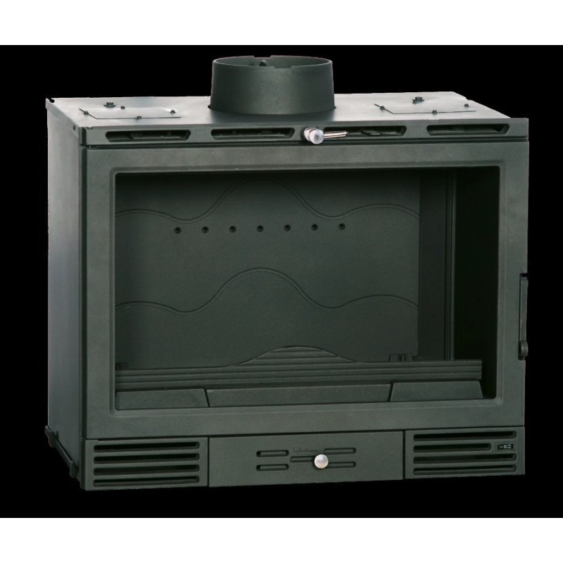 Ferlux Hierro Fundido Madera Inserto con Turbo 16 kW