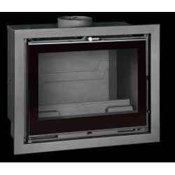 Ferlux Kalio Ferro Fundido Inserção de Madeira com Turbo 16 kW de vidro de cristal