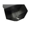 Armazenamento de pellets de madeira de quartzo com rodízios preto fosco design dezenove