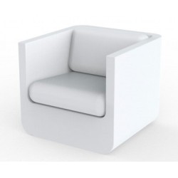 Fauteuil Lounge Ulm Vondom Blanc