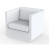 Fauteuil Lounge Ulm Vondom Blanc