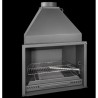 Fogão a lenha Ferlux com Forno 60 forno em aço de 16kW com vidro