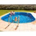 Oval Pool Ibiza Azuro 11mx5m H150cm Buried with Sand Filter