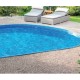 Piscina Oval Ibiza Azuro 12mx6m H150cm Enterrada com Filtro de Areia