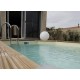 Piscine Bois Sunwater 490x300 H120cm Liner beige Ubbink