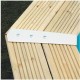 Pool Holz Sonnenwasser 550x300 H140cm Liner beige Ubbink