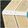 Piscine Bois  Sunwater 490x300 H120cm Liner beige Ubbink