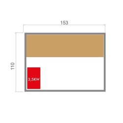 Gaïa Nova sauna all'aperto a 6 posti con stufa Harvia 8 kW