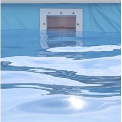 Piscine hors sol TOI Ibiza Ovale 915x457x132 avec kit complet Anthracite
