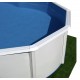 Piscina fuori terra TOI Ibiza Oval 915x457x132 con kit completo Antracite