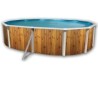 Above ground pool TOI Veta oval 550x366xH120 with complete kit