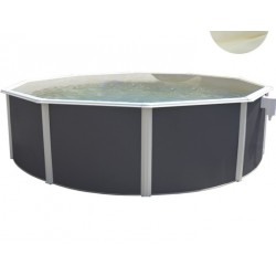 Above ground pool TOI Magnum round 460x132 Compact Anthracite