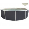 Above ground pool TOI Magnum round 460x132 Compact Anthracite