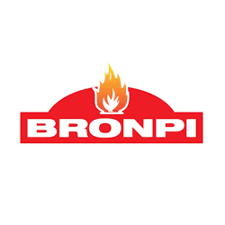 Inserto de madera esmaltada izquierda Bronpi Paris 90-EI Vision 14kW con turbina