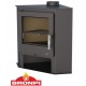 Bronpi Lerma 9kW stufa a legna angolare con forno