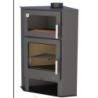 Bronpi Lerma 9kW wood corner stove with oven