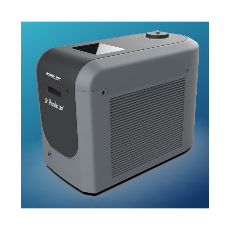 Poolican Poolex Zentrale und angeschlossene Pumpe für Schwimmbäder bis 25m3