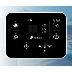 Poolican Poolex Zentrale und angeschlossene Pumpe für Schwimmbäder bis 25m3