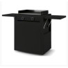 Modern Black 60 Forge Adour Trolley für Plancha.