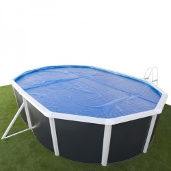 Oberirdischer Pool TOI Prestigio oval 550x366x120 Anthrazit