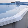 Oberirdischer Pool TOI Prestigio oval 550x366x120 Anthrazit