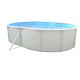 Above ground pool TOI Mallorca oval 550x366xH120 with complete kit White