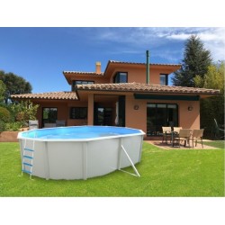 Piscina fuori terra TOI Magnum ovale 640x366xH132 Compact Bianco