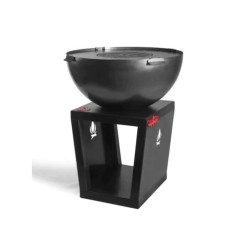 Braciere in legno Santos CookKing Premium con supporto Plancha e Bonfire