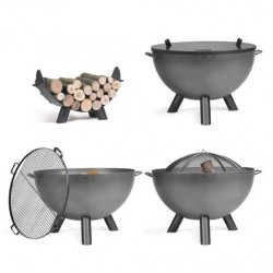 Kongo Cook King Premium Garden Brazier 85cm com 4 Acessórios