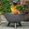 Brasero de Jardin Kongo Cook King Premium 85cm avec 4 Accessoirs