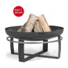 Viking King Brazier e Tripé 80cm com Grade em Aço Inox