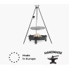 Braciere e treppiede Haiti Cook King 60cm con griglia in acciaio inossidabile