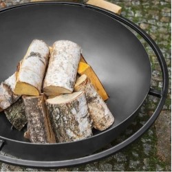 Kongo Cook King Premium Brasero de Jardín 85cm con 4 Accesorios