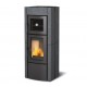 Holzofen mit Backofen Nordica Extraflame Ester Evo 9,5kW Naturstein