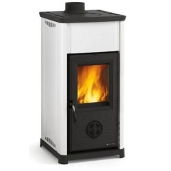 Stufa a legna Nordica Extraflame Tea 6.6kW bianco