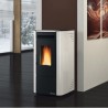 Fogão a pellets ventilado La Nordica Extraflame Ketty Evo 2.0 7kW Branco