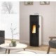 Poêle à granulés La Nordica Extraflame Amika 8kW étanche ventilé Blanc