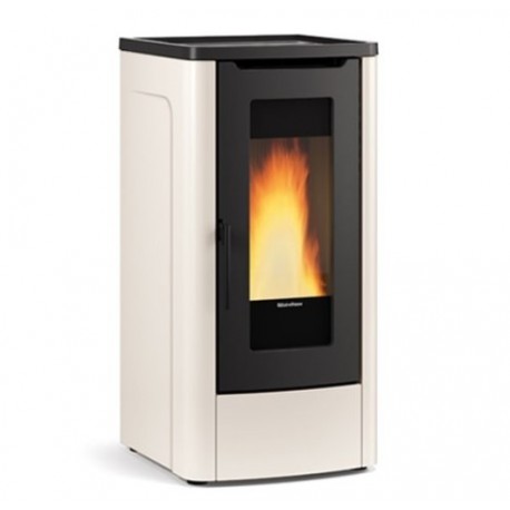 Poêle à granulés La Nordica Extraflame Dahiana VFS 10 kW ventilé Ivoire