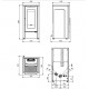 Poêle à granulés La Nordica Extraflame Dahiana VFS 10 kW ventilé Ivoire