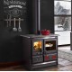 Stufa a legna Nordica Extraflame Rosa L 9kW Nero