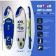 Stand Up Paddle Coasto Amerigo 10'4 DC Lunghezza 315 cm