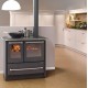 Stufa a legna Nordica Extraflame Sovrana Easy 2.0 9kW nero