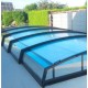 Low Pool Enclosure Telescopische Shelter Cyprus 8.37x4.50m zonder rail