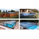 Low Pool Enclosure Telescopische Shelter Cyprus 8.37x4.50m zonder rail