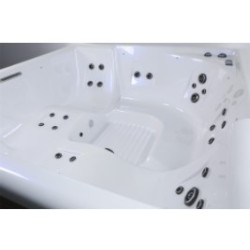 Square NetSpa Wave 5 lugares acrílico spa