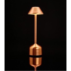 Table Light Imagilights Led Demoiselle Tall Conical Copper