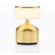 Luz de mesa Imagilights levou Demoiselle Cilindro pequeno Sable Gold