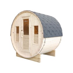 Sauna ao ar livre Gaïa Bella 3 lugares Holl's en Epicea