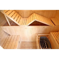 Sauna ao ar livre Gaïa Bella 3 lugares Holl's en Epicea