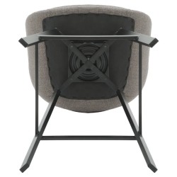 Conjunto de 2 Cadeiras bancada giratória Tecido macio cinza VeryForma